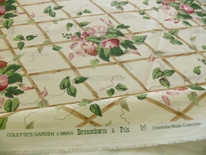 P1410665.jpg 8y Brunschwig & Fils Collette's Garden Print Pink Blush MSRP USD 212