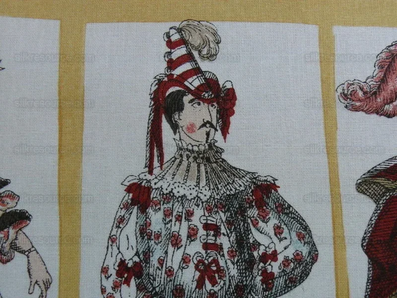 P1420432.jpg Brunschwig & Fils/gaston Y Daniela Carnaval Cotton Drama Figure