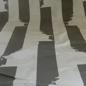 P1420553.jpg BY Yard Brunschwig & Fils Charlotte Moss "Ting" Silk Taffeta Black White Pavilion Print