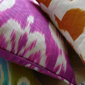 P1430173.jpg Brunschwig & Fils Silk Ikat Pillow Purple