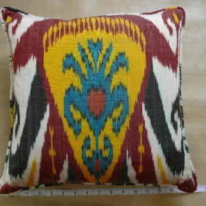 Brunschwig & Fils Silk Ikat Pillow