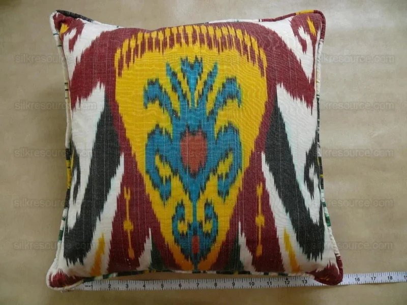 Brunschwig & Fils Silk Ikat Pillow