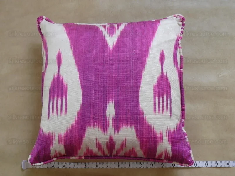 P1430183.jpg Brunschwig & Fils Silk Ikat Pillow Purple
