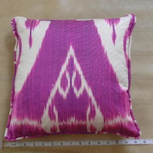 P1430184.jpg Brunschwig & Fils Silk Ikat Pillow Purple