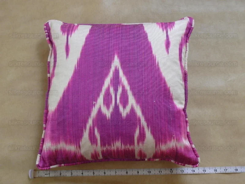 P1430184.jpg Brunschwig & Fils Silk Ikat Pillow Purple