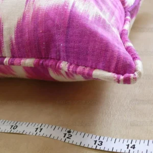 P1430185.jpg Brunschwig & Fils Silk Ikat Pillow Purple