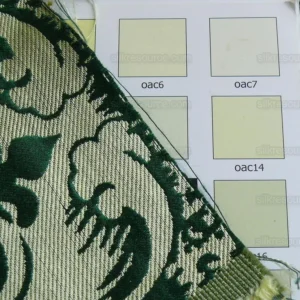 by Yard Scalamandre Villa Louis Silk Brocatelle Emerald Green MSRP USD 800+