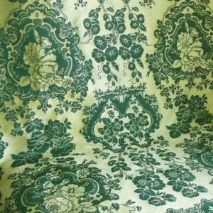 by Yard Scalamandre Villa Louis Silk Brocatelle Emerald Green MSRP USD 800+