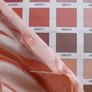 P1430277.jpg 0.6y Scalamandre “NATCHEZ” Silk Lampas, Ripe Peach and Cream, Salmon Pink & Off White Silver White 18th C MSRP00+/Y