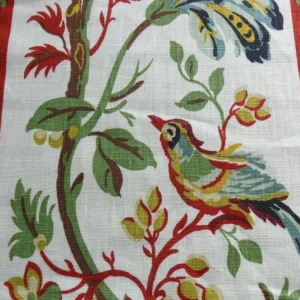 P1430388.jpg Brunschwig & Fils Le Lac Border Linen Print Bty