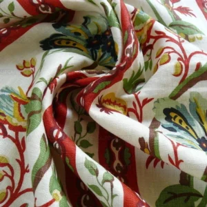 P1430392.jpg Brunschwig & Fils Le Lac Border Linen Print Bty