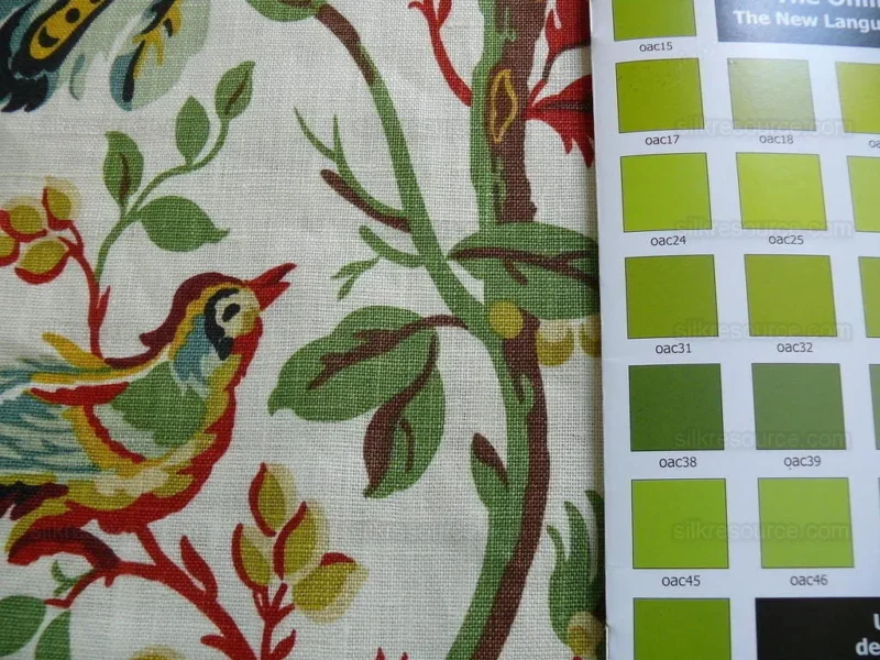 P1430395.jpg Brunschwig & Fils Le Lac Border Linen Print Bty