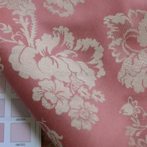 P1430578.jpg Kravat Tree Peoney Renaissance Damask Coral Pink 2.375 Yds