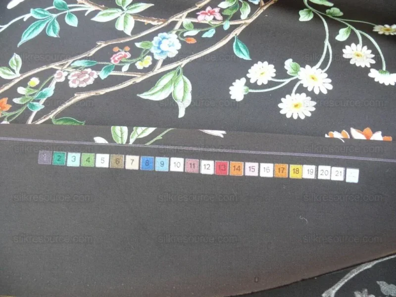 P1430904.jpg Brunchwig & Fils "silk Road" Chinoiserie Garden Bird & Trellis P