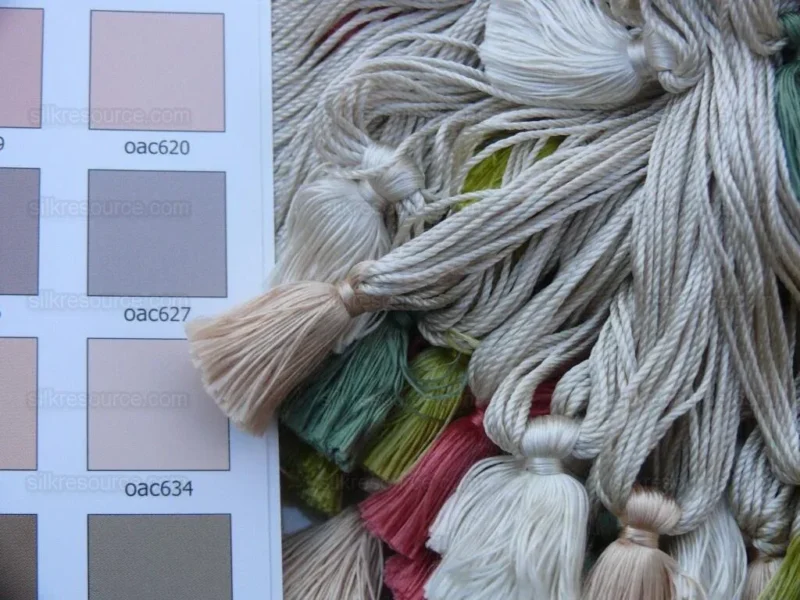 Scalamandre Lyon 100% Silk Double Tie Back Watermelon Pink Green