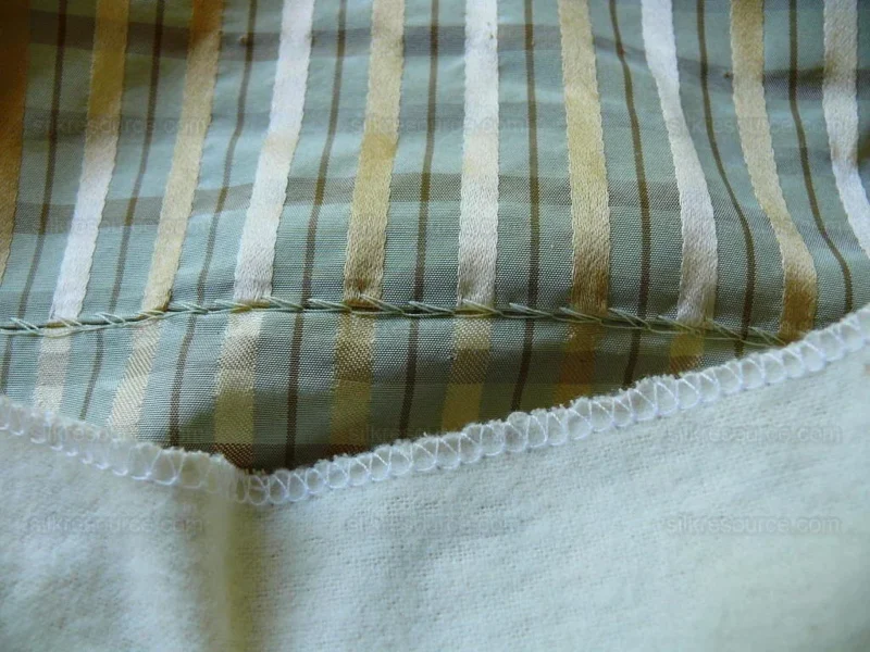 P1450595.jpg Lee Jofa Paradise Silk Drapery Pair Sea Glass Aqua Green Blue Gold 77"x101