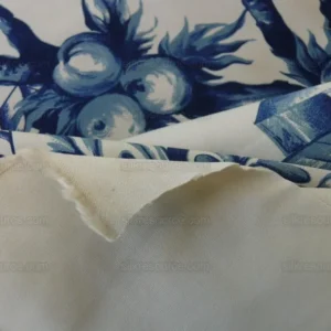 P1450803.jpg BY YD BEACON HILL PALACE WALK INDIGO BLUE WHITE COTTON TOILE ITALY Castle Tuscany MSRP USD200Y