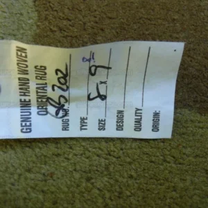 Hokanson Hand Tufted Gold Sage Green Wool Modern 8'x9'8"