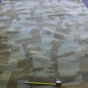 Hokanson Hand Tufted Gold Sage Green Wool Modern 8'x9'8"