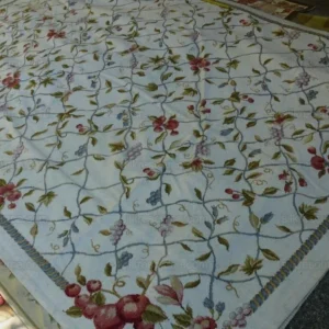 P1460084.jpg Stark Chantilly Rug Chinese 10 Mesh Needlept Rug 9x6 MSRP USD 3000
