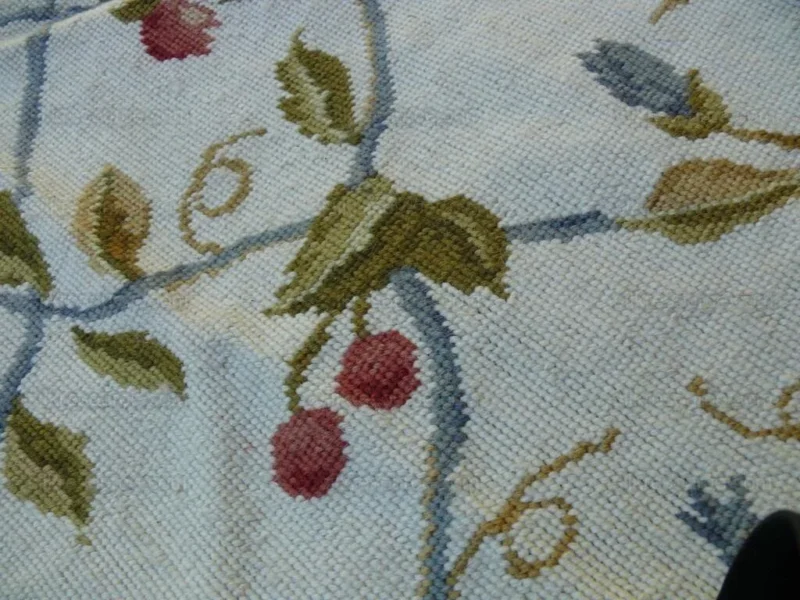 P1460095.jpg Stark Chantilly Rug Chinese 10 Mesh Needlept Rug 9x6 MSRP USD 3000