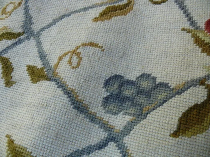 P1460096.jpg Stark Chantilly Rug Chinese 10 Mesh Needlept Rug 9x6 MSRP USD 3000