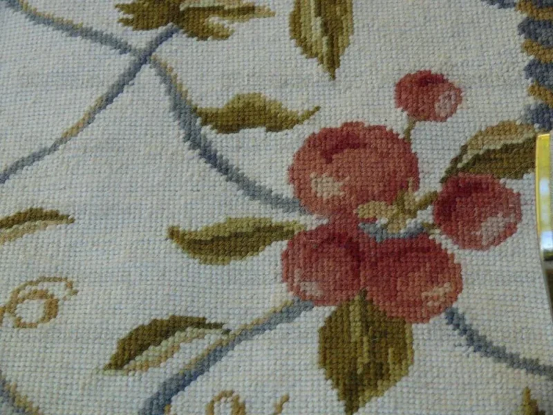 P1460097.jpg Stark Chantilly Rug Chinese 10 Mesh Needlept Rug 9x6 MSRP USD 3000