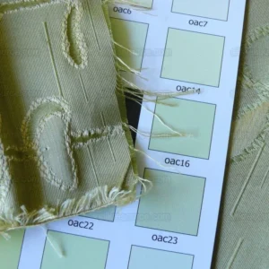 P1460341.jpg Beacon Hill "Sprouting" Vine Sprig Foliage Willow 100%silk Jacquard Pale Sage Spring Green MSRP USD 300/Y