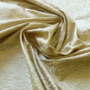 P1460379.jpg Scalamandre Blairsprig Dark Beige Pale Gold Yellow 100% Silk MSRP USD 280/Y