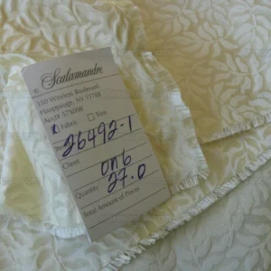 P1460385.jpg Scalamandre Blairsprig White Cream White Mini Foliage - 100% Silk