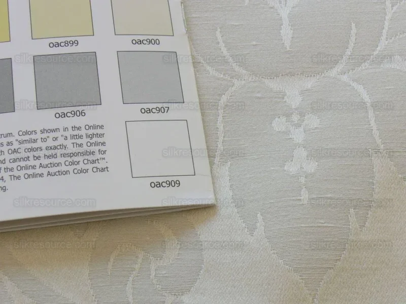 BY yard Scalamandre Diana Damask Classy Renaissance White Cotton