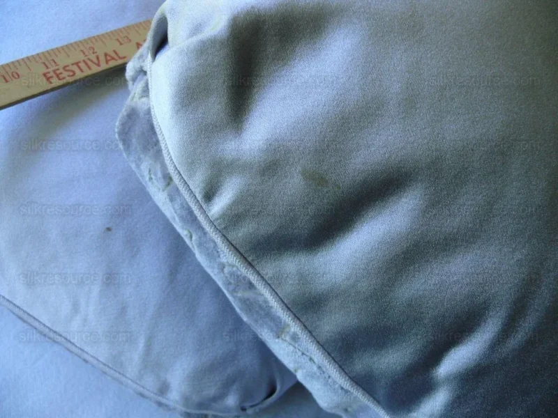 P1460513.jpg Old World Weavers Pillows Princess Aida 19" Cut Velvet  Pewter Hand Made in US