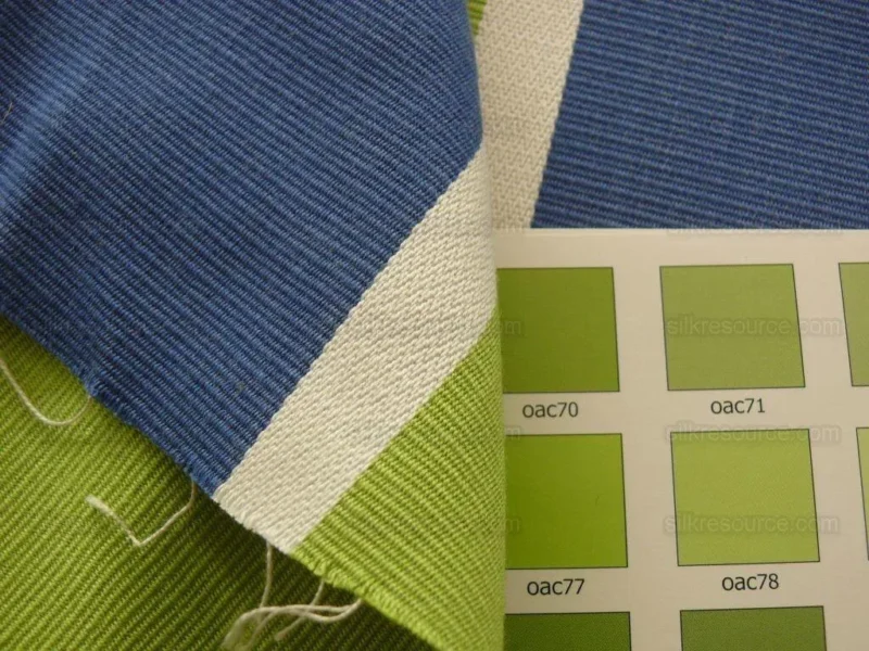 By Yard Perennials Fabric / Sutherland "sea" Salt Outdoor Fabric Green & Blue Stripe