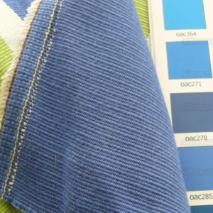 By Yard Perennials Fabric / Sutherland "sea" Salt Outdoor Fabric Green & Blue Stripe