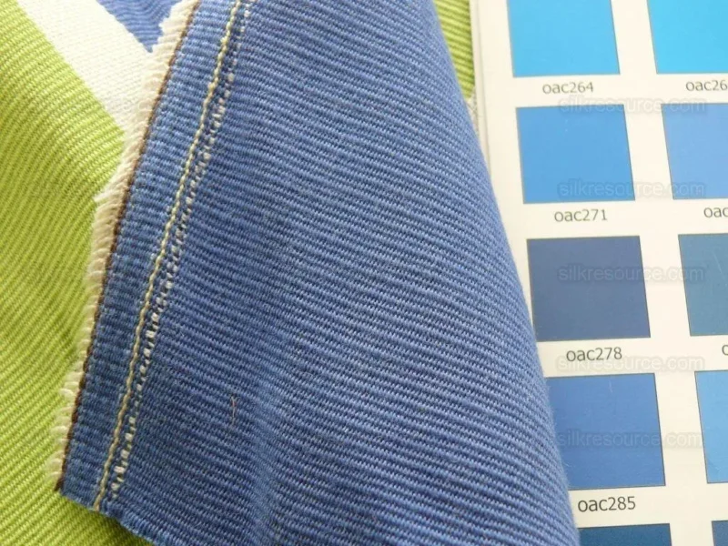 By Yard Perennials Fabric / Sutherland "sea" Salt Outdoor Fabric Green & Blue Stripe