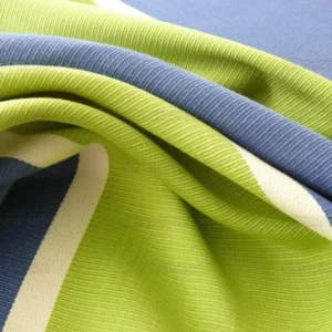 By Yard Perennials Fabric / Sutherland "sea" Salt Outdoor Fabric Green & Blue Stripe