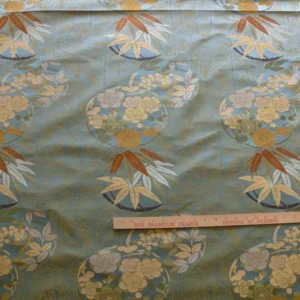 1.2Y Kravet Coutour Imperial Kimono Silk Lampas Mineral Blue MSRP USD 270/Y