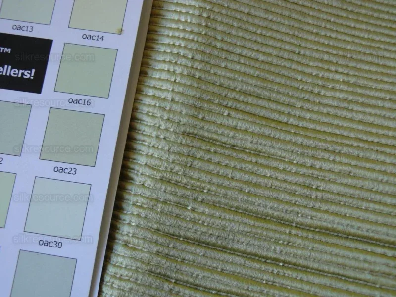 P1470375.jpg Designer Silk Wide Ribbed Aqua Green Stunning Super Heavy 2.2lbs/yard! MSRP USD 389