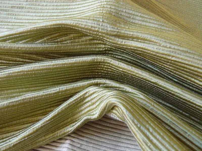 P1470376.jpg Designer Silk Wide Ribbed Aqua Green Stunning Super Heavy 2.2lbs/yard! MSRP USD 389