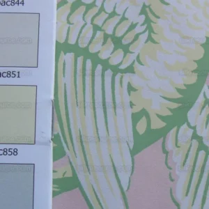 Scalamandre "aviary" Wallpaper Bird Chinioserie Pink Single Roll