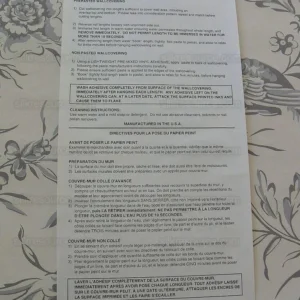 Scalamandre "aviary" Wallpaper Bird Chinioserie Grey White Singl