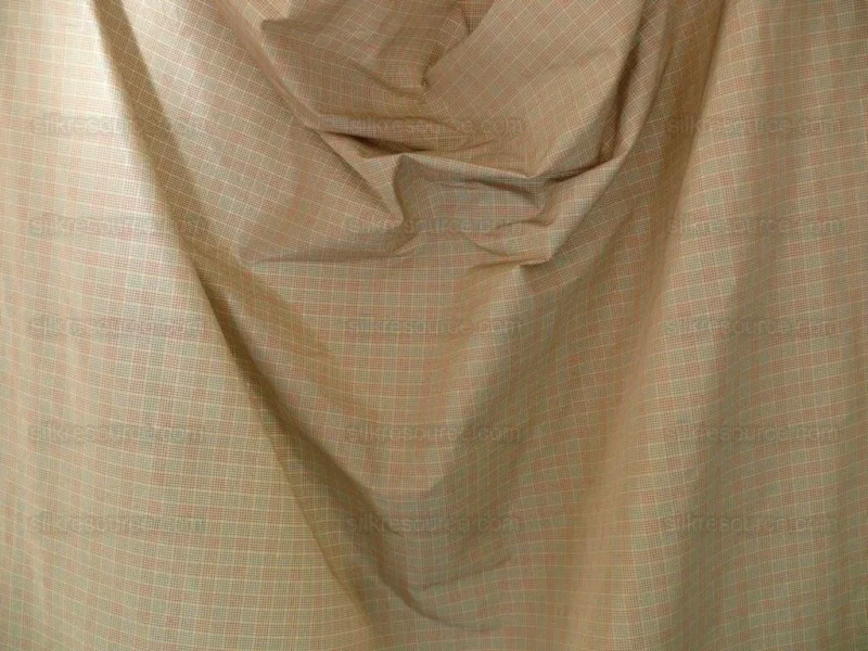 P1480352.jpg By Yard Lee Jofa Stately Silk Taffeta Plaid Cadet Blue MSRP USD 299Y