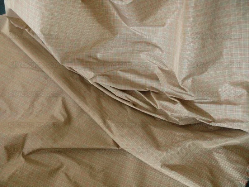 P1480355.jpg By Yard Lee Jofa Stately Silk Taffeta Plaid Cadet Blue MSRP USD 299Y