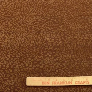 P1480569.jpg 7.125y Kravet Brown Chocolate Cheetah Cut Chenille Animal Skin