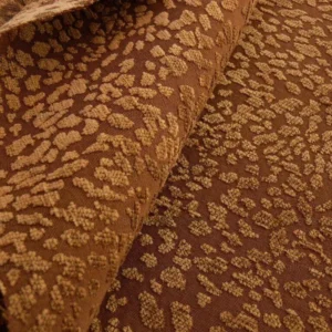 P1480572.jpg 7.125y Kravet Brown Chocolate Cheetah Cut Chenille Animal Skin