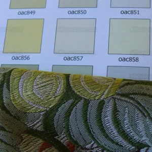 P1490463.jpg Scalamandre Mont Blanc Silk Lampas Red Gold Blue On Hazelnut Bro