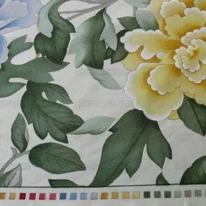 P1530871.jpg Brunschwig & Fils Lorenzo Rubelli "lahore" Huge Tree Peony