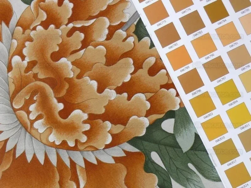 P1530875.jpg Brunschwig & Fils Lorenzo Rubelli "lahore" Huge Tree Peony