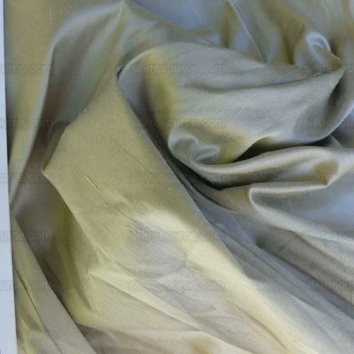 BY YD FABRICUT 100% SILK DUPIONI ALMOND ASHY BEIGE #1297 BY YD FABRICUT 100% SILK DUPIONI ALMOND ASHY BEIGE #1297