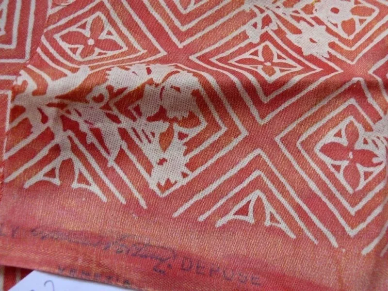 P1560041.jpg Fortuny Authentic Jupon Bouquet In Bittersweet Coral Pink Red B